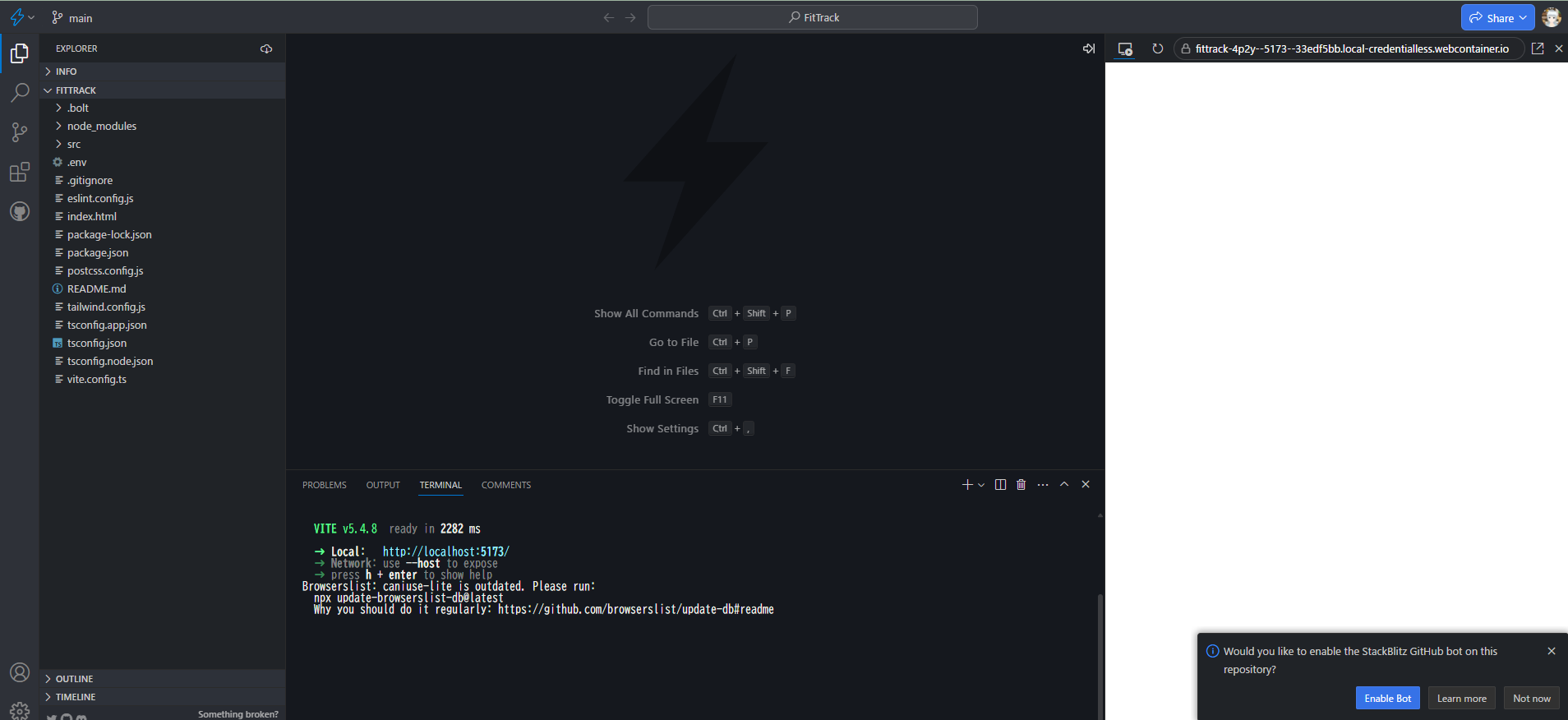 【AI開発入門】boltでReactを自動生成し、StackBlitzとGitHubを連携する方法 | 白々さじきのテックブログ